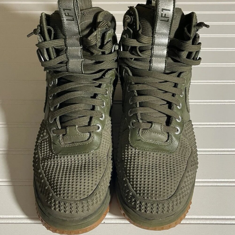 Nike Lunar Force 1 Duckboot Olive 2016 Flyknit ACG Mens Footwear Size 10